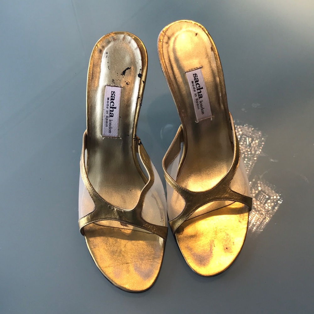 Sachs Landon shoes sandals size 9 gold